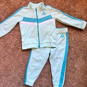 Reebok Turquoise track suit